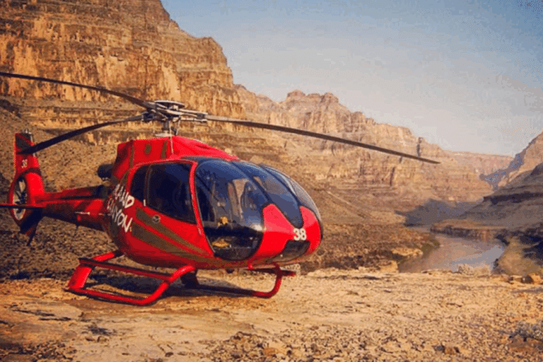 Tour completo Gran Cañón con helicóptero y bote en el Río Colorado en español