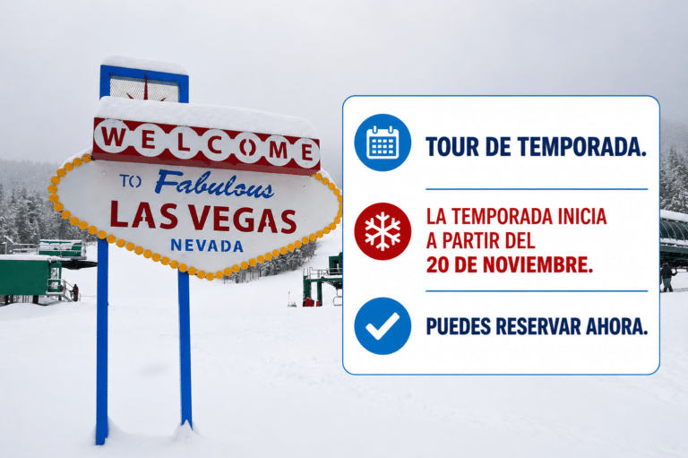 Tour de nieve en Las Vegas